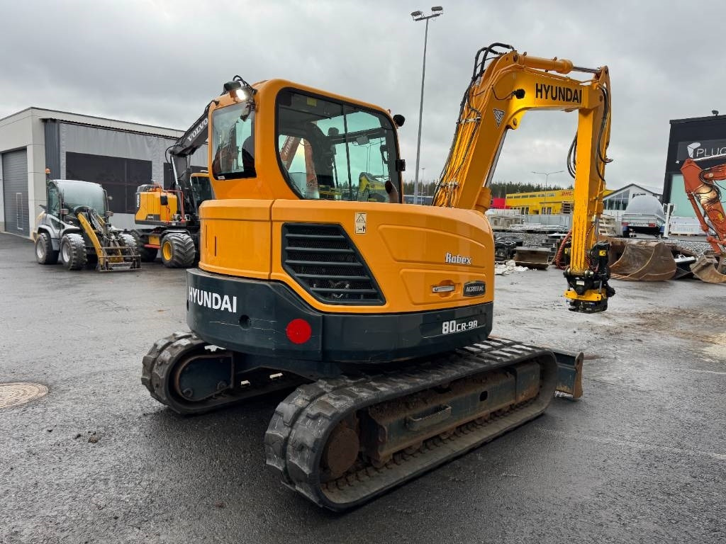 Hyundai R80CR-9A PYÖRITTÄJÄLLÄ - Mini rýpadlo: obrázok 5 Hyundai R80CR-9A PYÖRITTÄJÄLLÄ - Mini rýpadlo: obrázok 5