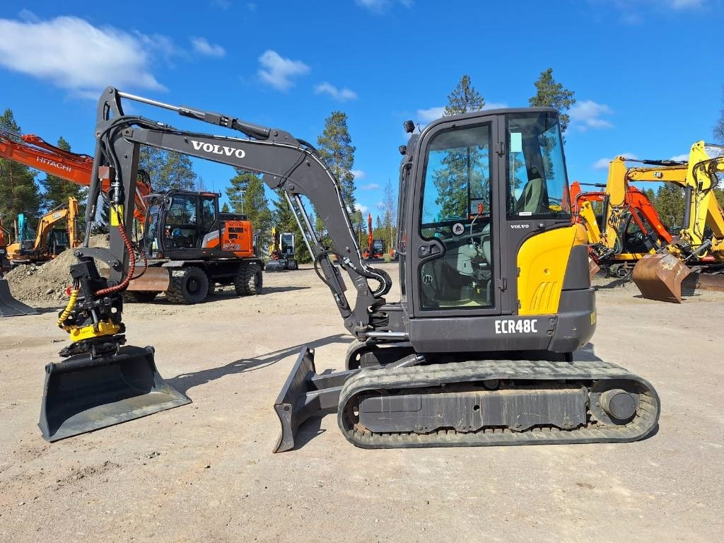 Volvo ECR48C PYÖRITTÄJÄ PIHDEILLÄ - Mini rýpadlo: obrázok 1 Volvo ECR48C PYÖRITTÄJÄ PIHDEILLÄ - Mini rýpadlo: obrázok 1