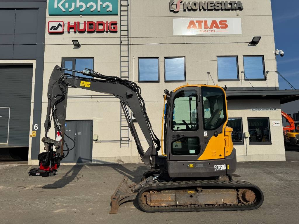 Volvo ECR58D PYÖRITTÄJÄLLÄ  - Mini rýpadlo: obrázok 1 Volvo ECR58D PYÖRITTÄJÄLLÄ  - Mini rýpadlo: obrázok 1