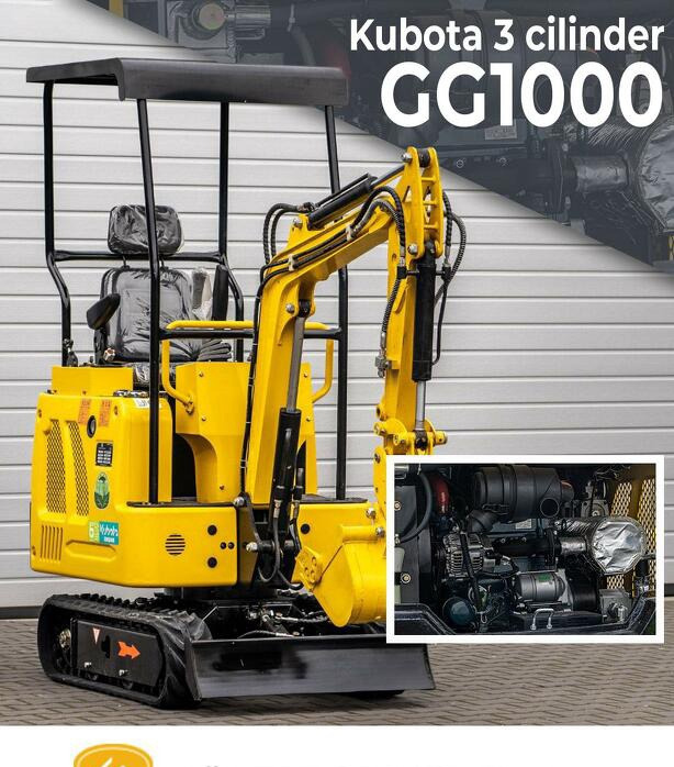 Gunter machine GG1000 - Mini rýpadlo: obrázok 1 Gunter machine GG1000 - Mini rýpadlo: obrázok 1