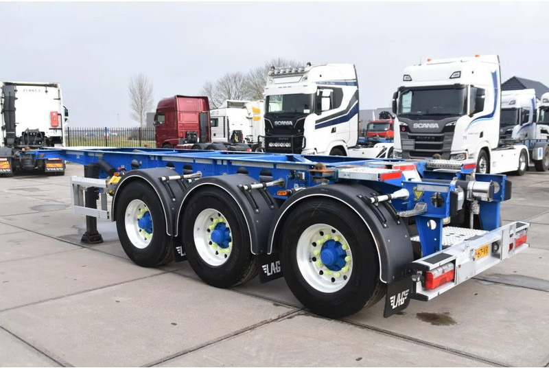 LAG O-3-CC - 20FT SWAP - ADR FL - ALCOA - BPW AXLES - DISC BRAKES - EMPTY WEIGHT 3080 KG!! - Náves preprava kontajnerov/ Výmenná nadstavba: obrázok 4 LAG O-3-CC - 20FT SWAP - ADR FL - ALCOA - BPW AXLES - DISC BRAKES - EMPTY WEIGHT 3080 KG!! - Náves preprava kontajnerov/ Výmenná nadstavba: obrázok 4