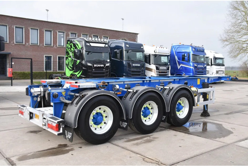 LAG O-3-CC - 20FT SWAP - ADR FL - ALCOA - BPW AXLES - DISC BRAKES - EMPTY WEIGHT 3080 KG!! - Náves preprava kontajnerov/ Výmenná nadstavba: obrázok 2 LAG O-3-CC - 20FT SWAP - ADR FL - ALCOA - BPW AXLES - DISC BRAKES - EMPTY WEIGHT 3080 KG!! - Náves preprava kontajnerov/ Výmenná nadstavba: obrázok 2