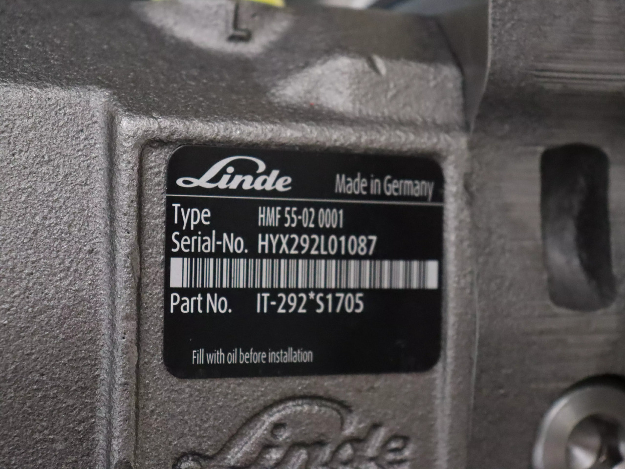 LINDE HMF 55-02 - Hydraulický motor pre Stavebné stroje: obrázok 3 LINDE HMF 55-02 - Hydraulický motor pre Stavebné stroje: obrázok 3