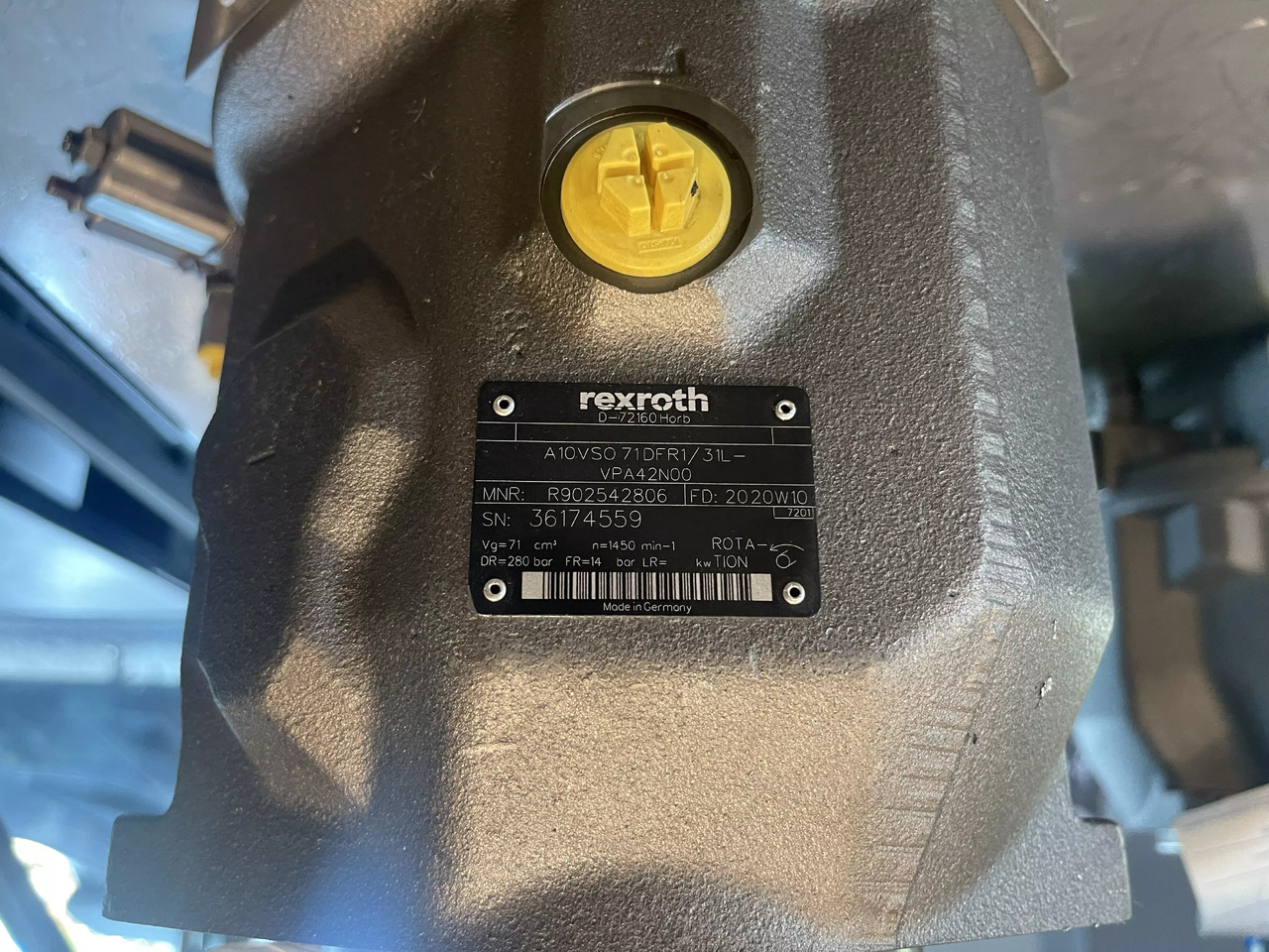 REXROTH A10VSO71DFR1/31L-VPA42N00 - Hydraulické čerpadlo pre Manipulačná technika: obrázok 4 REXROTH A10VSO71DFR1/31L-VPA42N00 - Hydraulické čerpadlo pre Manipulačná technika: obrázok 4