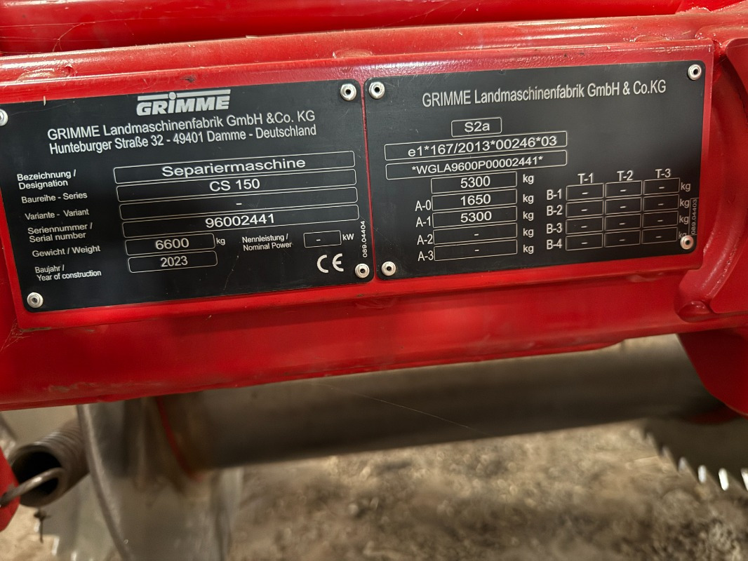 Grimme CS-170 RotaPower XL - Zemiakový kombajn: obrázok 2 Grimme CS-170 RotaPower XL - Zemiakový kombajn: obrázok 2