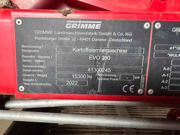 Grimme EVO 280 ClodSep - Kombajn: obrázok 5 Grimme EVO 280 ClodSep - Kombajn: obrázok 5