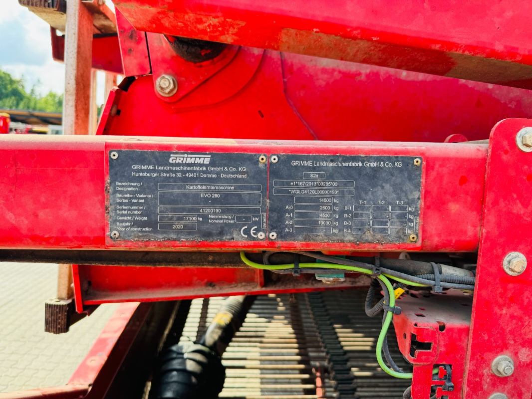 Grimme EVO 290 AirSep - Zemiakový kombajn: obrázok 2 Grimme EVO 290 AirSep - Zemiakový kombajn: obrázok 2
