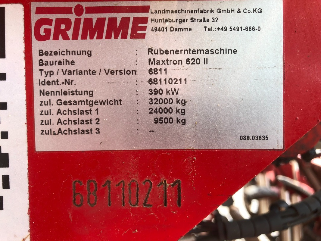 Grimme MAXTRON 620 II - Kombajn: obrázok 2 Grimme MAXTRON 620 II - Kombajn: obrázok 2