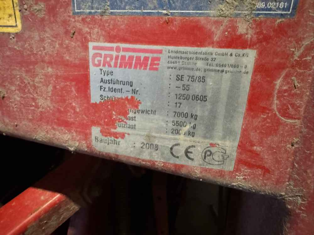 Grimme SE-85-55-UB - Kombajn: obrázok 2 Grimme SE-85-55-UB - Kombajn: obrázok 2