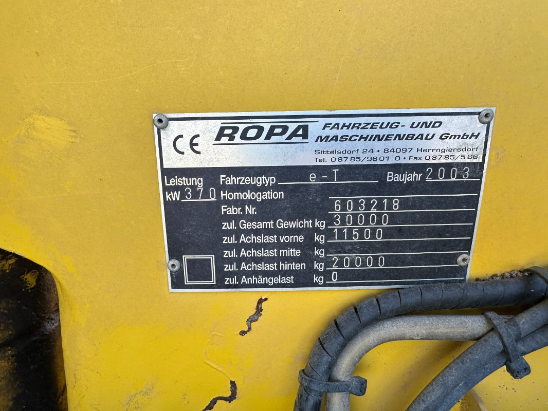 ROPA Euro Tiger - Stroj na obrábanie pôdy: obrázok 2 ROPA Euro Tiger - Stroj na obrábanie pôdy: obrázok 2