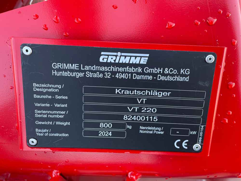 Grimme VT 220F - Kombajn na sběr hroznů: obrázok 2 Grimme VT 220F - Kombajn na sběr hroznů: obrázok 2