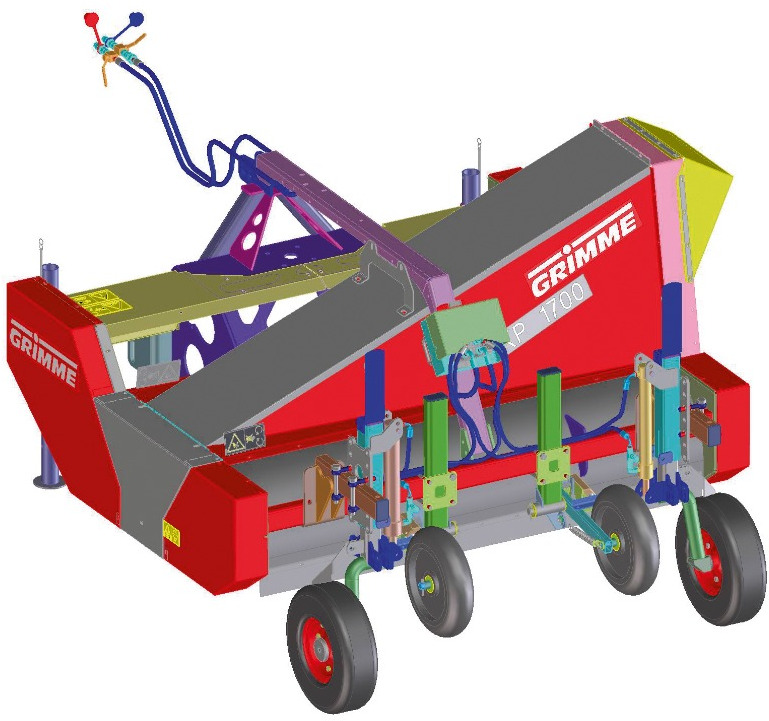 Grimme KP 1700 - Kombajn na sběr hroznů: obrázok 3 Grimme KP 1700 - Kombajn na sběr hroznů: obrázok 3
