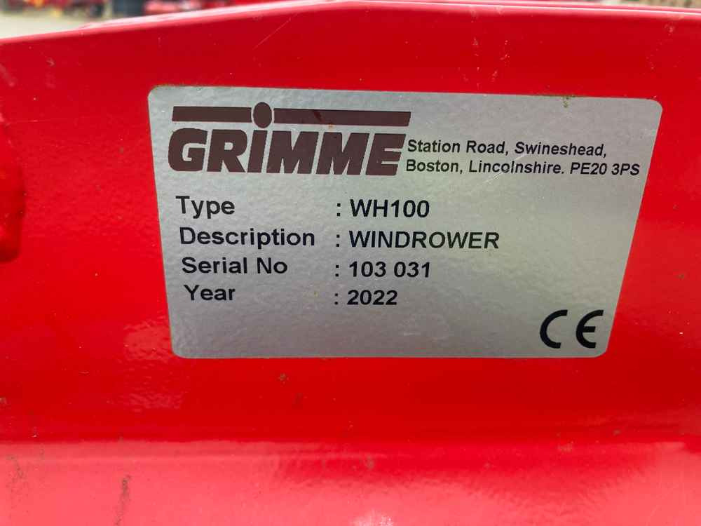 Grimme Grimme WH100 Single Row Potato Windrower - Kombajn: obrázok 2 Grimme Grimme WH100 Single Row Potato Windrower - Kombajn: obrázok 2