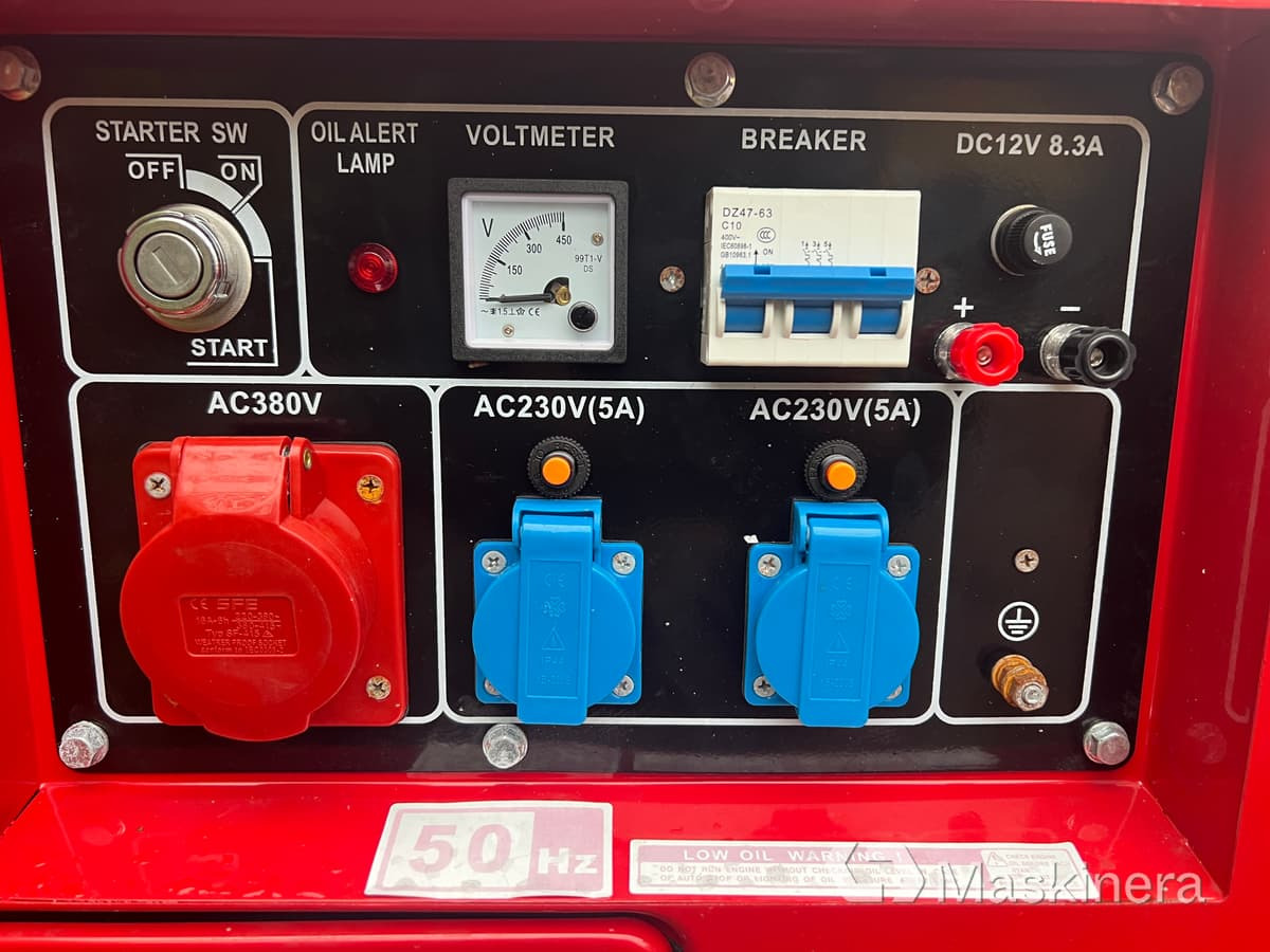 Elverk Erdmann ER10000 - Elektrický generátor: obrázok 5 Elverk Erdmann ER10000 - Elektrický generátor: obrázok 5