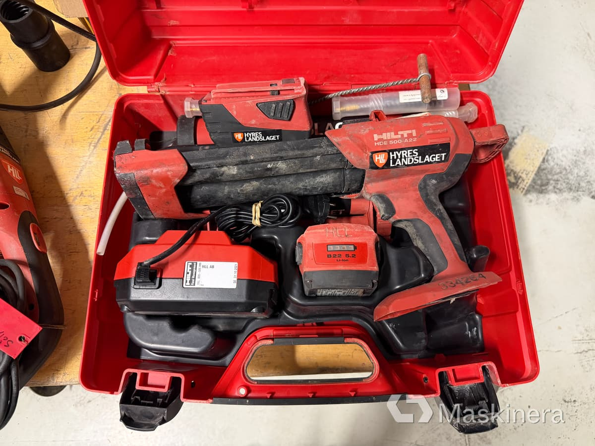 Injekteringspistol Hilti HDE 500-22 - Stavebné zariadenia: obrázok 1 Injekteringspistol Hilti HDE 500-22 - Stavebné zariadenia: obrázok 1