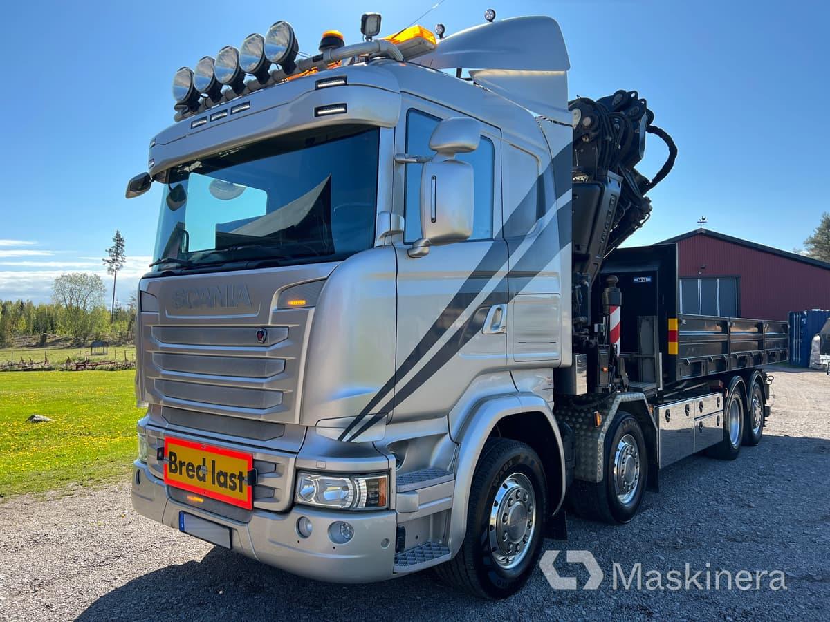 Kranväxlare Scania R450 Fassi F660RA.2.26 med jibb - Hákový nosič kontajnerov, Auto s hydraulickou rukou: obrázok 1 Kranväxlare Scania R450 Fassi F660RA.2.26 med jibb - Hákový nosič kontajnerov, Auto s hydraulickou rukou: obrázok 1