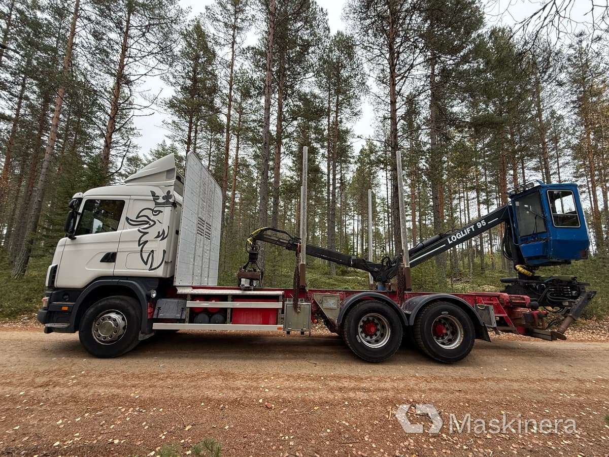 Scania R164GB6X4NA580 Timmerbil Scania R164 580 6x4 - Nákladné vozidlo na prepravu dreva, Auto s hydraulickou rukou: obrázok 3 Scania R164GB6X4NA580 Timmerbil Scania R164 580 6x4 - Nákladné vozidlo na prepravu dreva, Auto s hydraulickou rukou: obrázok 3