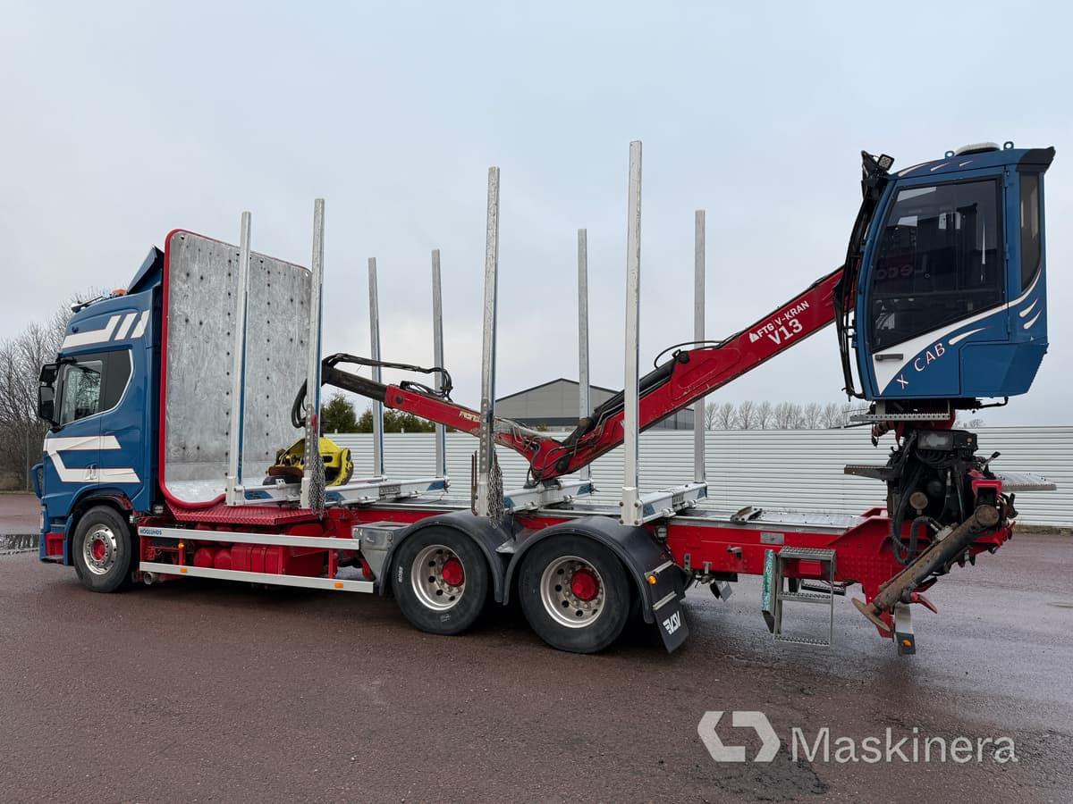 Timmerbil Scania R650B 6X4 - Nákladné vozidlo na prepravu dreva, Auto s hydraulickou rukou: obrázok 3 Timmerbil Scania R650B 6X4 - Nákladné vozidlo na prepravu dreva, Auto s hydraulickou rukou: obrázok 3