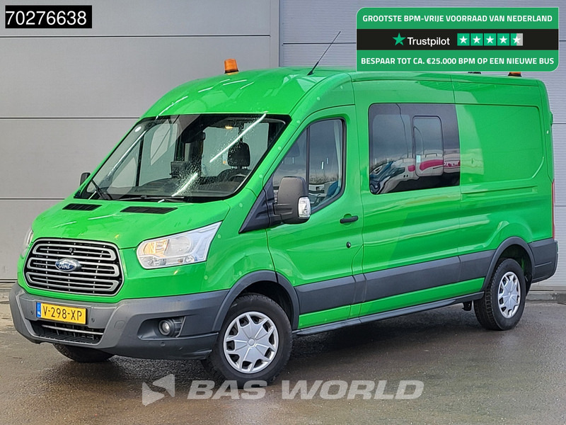 Ford Transit 130pk Dubbel Cabine L3H2 Trekhaak Navi Airco Cruise Camera Parkeersensoren Werkplaatsinrichting Euro6 DC Doka Mixto 7m3 Airco Du - Furgon: obrázok 1 Ford Transit 130pk Dubbel Cabine L3H2 Trekhaak Navi Airco Cruise Camera Parkeersensoren Werkplaatsinrichting Euro6 DC Doka Mixto 7m3 Airco Du - Furgon: obrázok 1