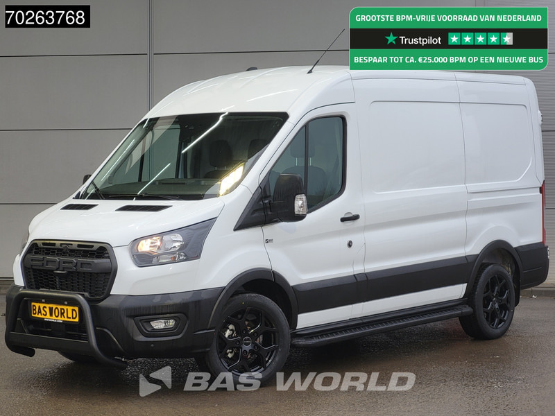 Ford Transit 130pk L2H2 Nieuw! Black Edition Trekhaak Airco Cruise Camera Parkeersensoren 10m3 Airco Trekhaak Cruise control - Malá dodávka: obrázok 1 Ford Transit 130pk L2H2 Nieuw! Black Edition Trekhaak Airco Cruise Camera Parkeersensoren 10m3 Airco Trekhaak Cruise control - Malá dodávka: obrázok 1