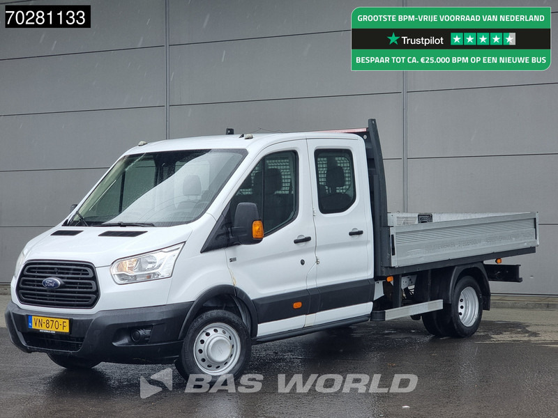 Ford Transit 155PK Open Laadbak Dubbel Cabine Dubbellucht 3,5t Trekhaak Airco Cruise Pritsche Pickup Open Box 2m3 Airco Dubbel cabine Trekhaa - Dodávka valník: obrázok 1 Ford Transit 155PK Open Laadbak Dubbel Cabine Dubbellucht 3,5t Trekhaak Airco Cruise Pritsche Pickup Open Box 2m3 Airco Dubbel cabine Trekhaa - Dodávka valník: obrázok 1
