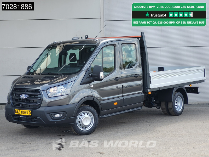 Ford Transit 170pk Automaat Dubbel Cabine 3500kg Trekhaak Open Laadbak Pritsche SYNC4 scherm Camera Airco Trekhaak Cruise control - Dodávka valník: obrázok 1 Ford Transit 170pk Automaat Dubbel Cabine 3500kg Trekhaak Open Laadbak Pritsche SYNC4 scherm Camera Airco Trekhaak Cruise control - Dodávka valník: obrázok 1