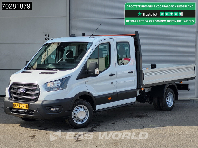Ford Transit 170pk Automaat Dubbel Cabine 3500kg Trekhaak Open Laadbak Pritsche SYNC4 scherm CarPlay Camera Airco Trekhaak Cruise control - Dodávka valník: obrázok 1 Ford Transit 170pk Automaat Dubbel Cabine 3500kg Trekhaak Open Laadbak Pritsche SYNC4 scherm CarPlay Camera Airco Trekhaak Cruise control - Dodávka valník: obrázok 1