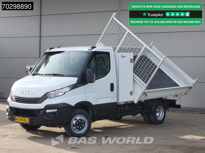 Iveco Daily 35C15 3.0L Kipper met Kist Dubbellucht 3,5t Trekhaak 150PK Airco Euro6 Tipper Benne Kieper Airco Trekhaak Cruise control - Dodávka sklápač: obrázok 1 Iveco Daily 35C15 3.0L Kipper met Kist Dubbellucht 3,5t Trekhaak 150PK Airco Euro6 Tipper Benne Kieper Airco Trekhaak Cruise control - Dodávka sklápač: obrázok 1