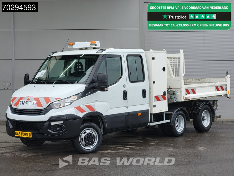 Iveco Daily 35C15 3.0L Kipper met Kist Maxicargo Airco Cruise Camera Euro6 Tipper Benne Kieper 2m3 Airco Dubbel cabine Cruise control - Dodávka sklápač: obrázok 1 Iveco Daily 35C15 3.0L Kipper met Kist Maxicargo Airco Cruise Camera Euro6 Tipper Benne Kieper 2m3 Airco Dubbel cabine Cruise control - Dodávka sklápač: obrázok 1