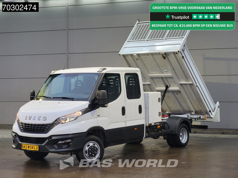Iveco Daily 35C16 3.0L Kipper met Kist Dubbel Cabine Dubbellucht 3,5t Trekhaak Airco Cruise Euro6 Tipper Benne Kieper Airco Trekhaak Cruise - Dodávka sklápač: obrázok 1 Iveco Daily 35C16 3.0L Kipper met Kist Dubbel Cabine Dubbellucht 3,5t Trekhaak Airco Cruise Euro6 Tipper Benne Kieper Airco Trekhaak Cruise - Dodávka sklápač: obrázok 1
