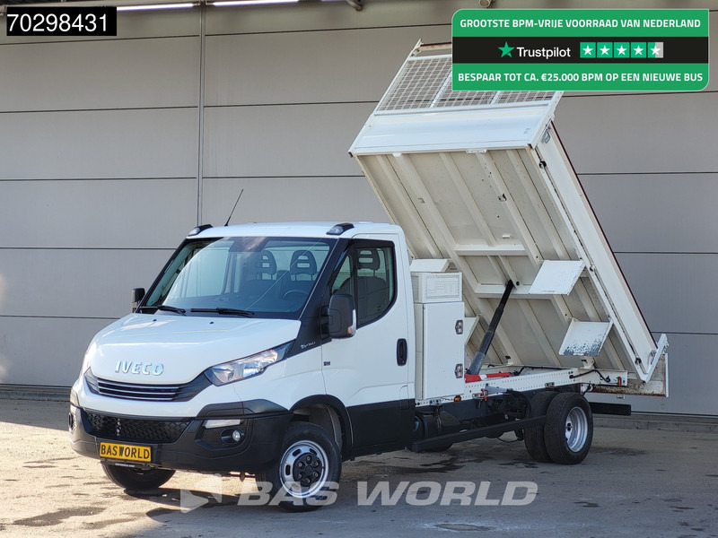 Iveco Daily 35C16 Automaat Kipper met Kist Dubbellucht 3,5t Trekhaak Airco Cruise Euro6 Tipper Benne Kieper Airco Trekhaak Cruise control - Dodávka sklápač: obrázok 1 Iveco Daily 35C16 Automaat Kipper met Kist Dubbellucht 3,5t Trekhaak Airco Cruise Euro6 Tipper Benne Kieper Airco Trekhaak Cruise control - Dodávka sklápač: obrázok 1