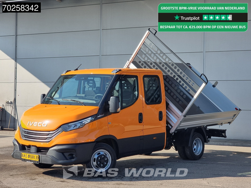 Iveco Daily 35C21 3-Zijdige Kipper Dubbel Cabine 210PK 3.0L Dubbellucht 3,5t Trekhaak ACC Airco LED Camera CarPlay Euro6 Tipper Benne Kieper - Dodávka sklápač: obrázok 1 Iveco Daily 35C21 3-Zijdige Kipper Dubbel Cabine 210PK 3.0L Dubbellucht 3,5t Trekhaak ACC Airco LED Camera CarPlay Euro6 Tipper Benne Kieper - Dodávka sklápač: obrázok 1
