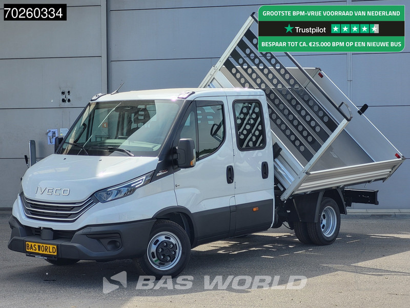 Iveco Daily 35C21 3-Zijdige Kipper Dubbel Cabine 210PK 3.0L Dubbellucht 3,5t Trekhaak ACC Airco LED Camera CarPlay Euro6 Tipper Benne Kieper - Dodávka sklápač: obrázok 1 Iveco Daily 35C21 3-Zijdige Kipper Dubbel Cabine 210PK 3.0L Dubbellucht 3,5t Trekhaak ACC Airco LED Camera CarPlay Euro6 Tipper Benne Kieper - Dodávka sklápač: obrázok 1
