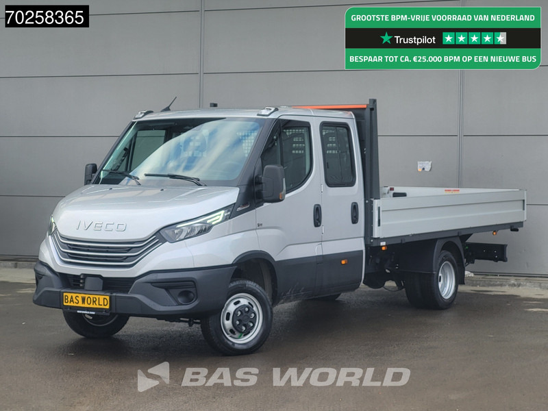 Iveco Daily 35C21 Automaat 2025model Open laadbak Dubbel Cabine CarPlay ACC LED 3,5T Trekvermogen Pritsche Pickup Airco Dubbel cabine - Dodávka valník: obrázok 1 Iveco Daily 35C21 Automaat 2025model Open laadbak Dubbel Cabine CarPlay ACC LED 3,5T Trekvermogen Pritsche Pickup Airco Dubbel cabine - Dodávka valník: obrázok 1