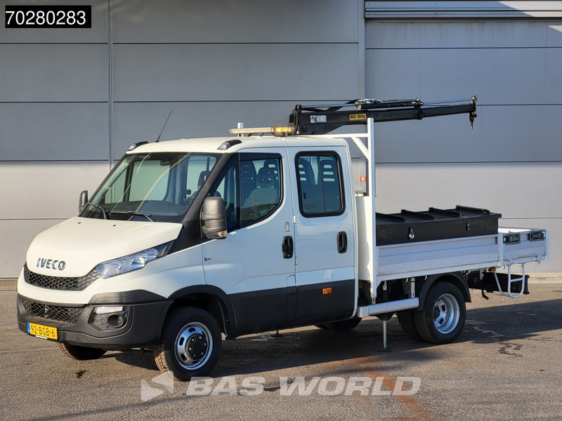 Iveco Daily 50C17 3,0L Automaat 170PK HIAB 017T-2 DC Open laadbak Dubbellucht Airco Euro6 Pickup Crane Kraanwagen Kranwagen Pritsche Airco D - Dodávka valník: obrázok 2 Iveco Daily 50C17 3,0L Automaat 170PK HIAB 017T-2 DC Open laadbak Dubbellucht Airco Euro6 Pickup Crane Kraanwagen Kranwagen Pritsche Airco D - Dodávka valník: obrázok 2
