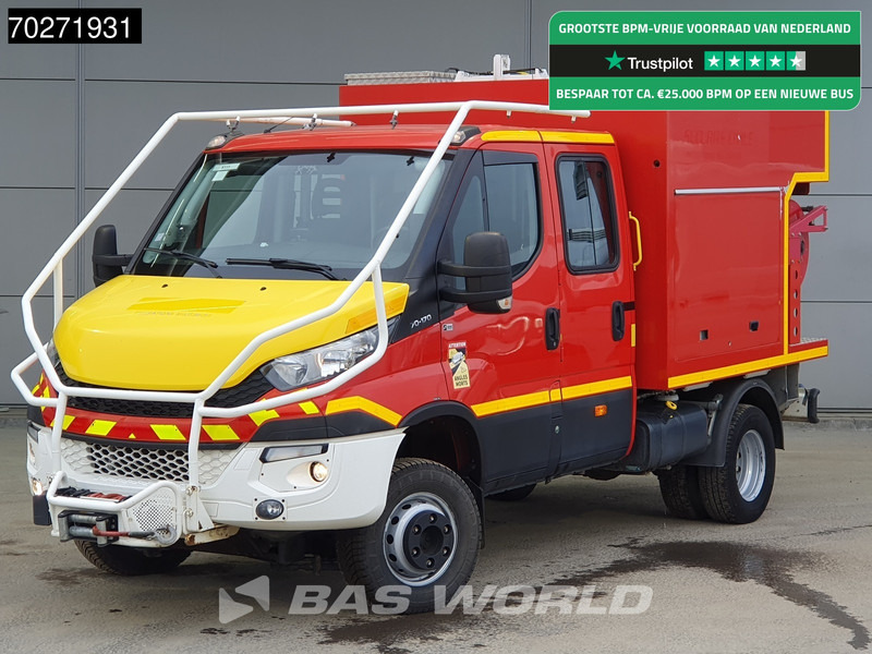 Iveco Daily 70C17 4x4 Achleitner Firetruck Brandweerwagen AWD Allrad Camper 1200liter Airco Dubbel cabine Trekhaak Cruise control - Sanitka: obrázok 1 Iveco Daily 70C17 4x4 Achleitner Firetruck Brandweerwagen AWD Allrad Camper 1200liter Airco Dubbel cabine Trekhaak Cruise control - Sanitka: obrázok 1