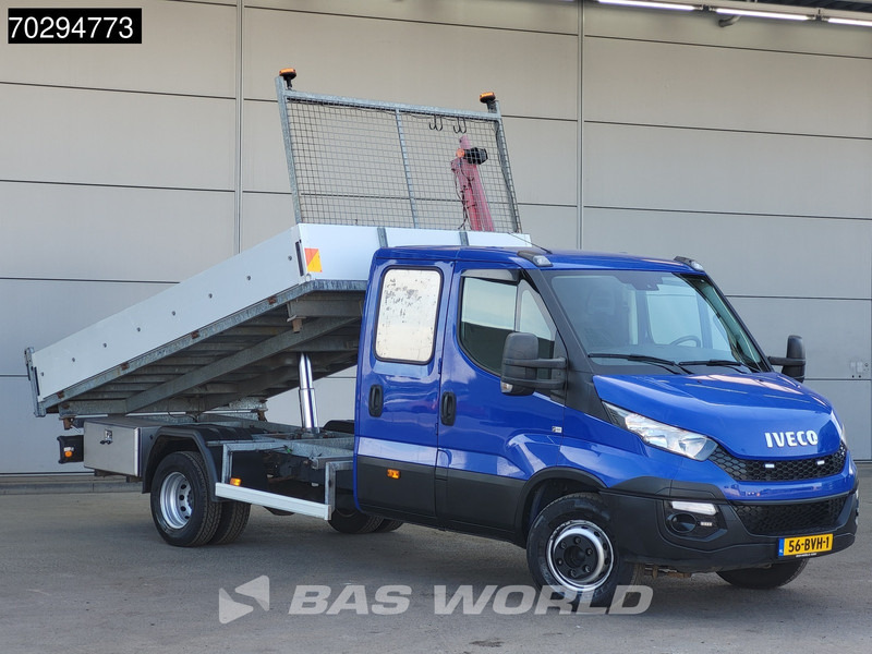 Iveco Daily 70C17 Drie-Zijdige 3.0L Kipper 7-tons Kraan Dubbellucht 170PK 3,5t Trekhaak Airco Tipper Benne Kieper Kraanwagen Crane Kranwagen - Dodávka sklápač: obrázok 5 Iveco Daily 70C17 Drie-Zijdige 3.0L Kipper 7-tons Kraan Dubbellucht 170PK 3,5t Trekhaak Airco Tipper Benne Kieper Kraanwagen Crane Kranwagen - Dodávka sklápač: obrázok 5