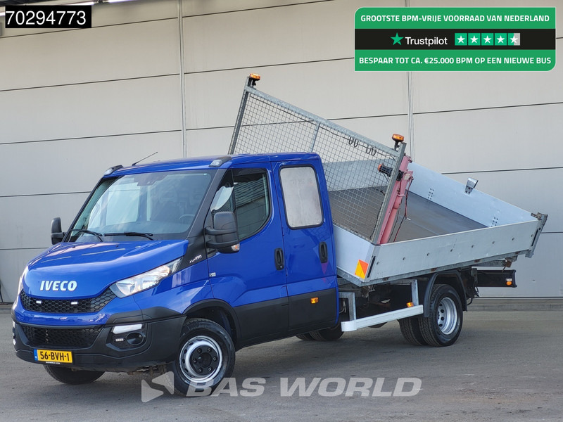 Iveco Daily 70C17 Drie-Zijdige 3.0L Kipper 7-tons Kraan Dubbellucht 170PK 3,5t Trekhaak Airco Tipper Benne Kieper Kraanwagen Crane Kranwagen - Dodávka sklápač: obrázok 1 Iveco Daily 70C17 Drie-Zijdige 3.0L Kipper 7-tons Kraan Dubbellucht 170PK 3,5t Trekhaak Airco Tipper Benne Kieper Kraanwagen Crane Kranwagen - Dodávka sklápač: obrázok 1