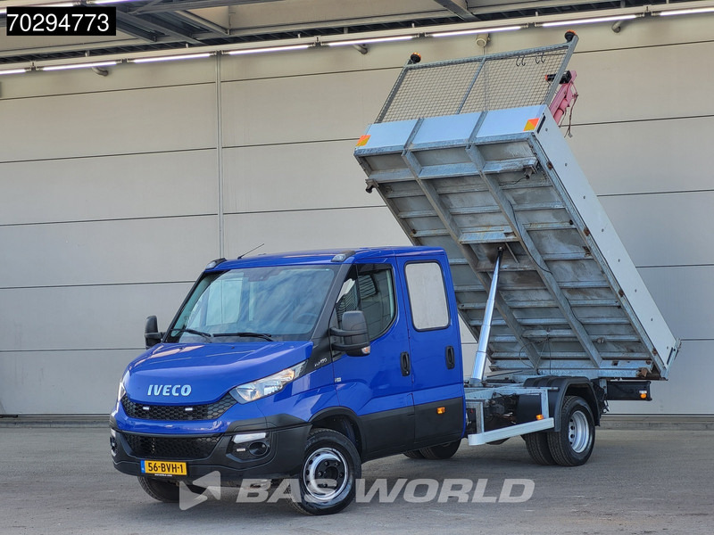 Iveco Daily 70C17 Drie-Zijdige 3.0L Kipper 7-tons Kraan Dubbellucht 170PK 3,5t Trekhaak Airco Tipper Benne Kieper Kraanwagen Crane Kranwagen - Dodávka sklápač: obrázok 3 Iveco Daily 70C17 Drie-Zijdige 3.0L Kipper 7-tons Kraan Dubbellucht 170PK 3,5t Trekhaak Airco Tipper Benne Kieper Kraanwagen Crane Kranwagen - Dodávka sklápač: obrázok 3
