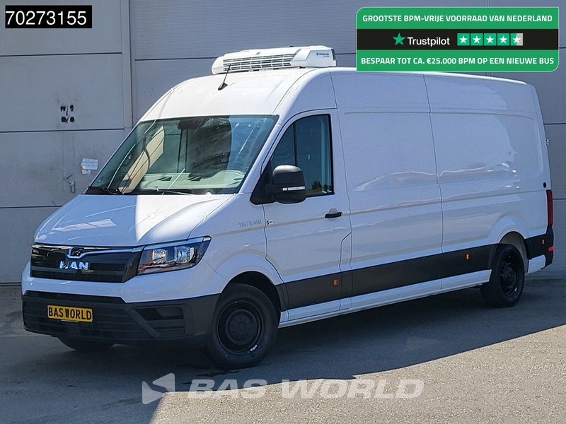 MAN TGE 3.140 Koelwagen Automaat Thermo King V-300 MAX L4H3 230V Stekker Camera Airco Parkeersensoren L3H2 Koel Koeler Kühl Kühl Kühlwagen Eur - Chladiarenská dodávka: obrázok 1 MAN TGE 3.140 Koelwagen Automaat Thermo King V-300 MAX L4H3 230V Stekker Camera Airco Parkeersensoren L3H2 Koel Koeler Kühl Kühl Kühlwagen Eur - Chladiarenská dodávka: obrázok 1