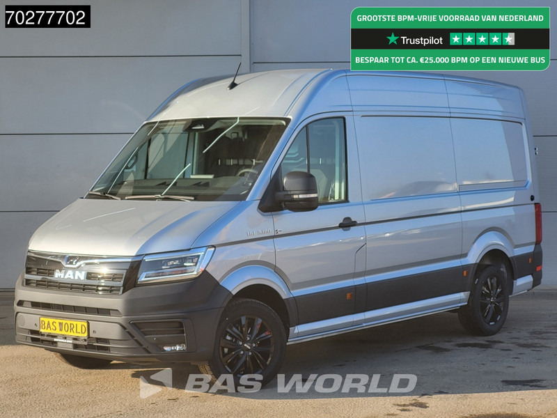 MAN TGE 3.180 Automaat 180PK L3H3 LED Airco Cruise Trekhaak Camera Parkeersensoren L2H2 11m3 Airco Trekhaak - Furgon: obrázok 1 MAN TGE 3.180 Automaat 180PK L3H3 LED Airco Cruise Trekhaak Camera Parkeersensoren L2H2 11m3 Airco Trekhaak - Furgon: obrázok 1