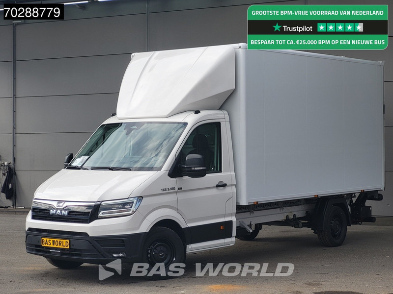 MAN TGE 3.180 Automaat Laadklep Bakwagen 2025 Facelift Navi LED Airco Cruise Euro6 Meubelbak Koffer 21m3 Airco Cruise control - Dodávka skriňová nadstavba: obrázok 1 MAN TGE 3.180 Automaat Laadklep Bakwagen 2025 Facelift Navi LED Airco Cruise Euro6 Meubelbak Koffer 21m3 Airco Cruise control - Dodávka skriňová nadstavba: obrázok 1