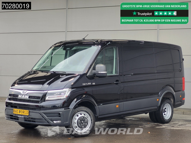 MAN TGE 5.160 Uniek! Dubbellucht 2025-Model Automaat L3H2 Laag Dak ACC Navi LED Airco Camera Parkeersensoren CarPlay Euro6 L2H1 Airco - Furgon: obrázok 1 MAN TGE 5.160 Uniek! Dubbellucht 2025-Model Automaat L3H2 Laag Dak ACC Navi LED Airco Camera Parkeersensoren CarPlay Euro6 L2H1 Airco - Furgon: obrázok 1