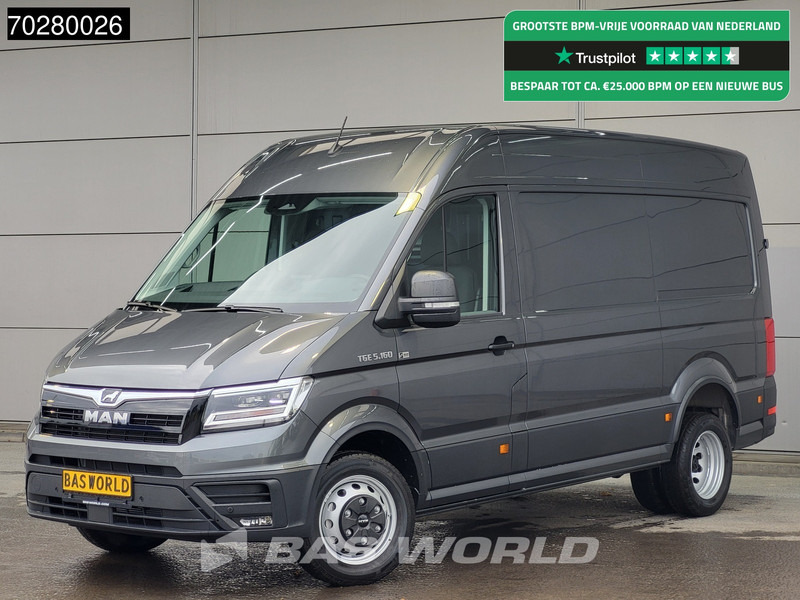 MAN TGE 5.160 Uniek! Dubbellucht Automaat L3H3 160PK ACC LED Navi Airco Camera Parkeersensoren v+a 12,4inch-Display CarPlay Euro6 L2H2 Airco - Furgon: obrázok 1 MAN TGE 5.160 Uniek! Dubbellucht Automaat L3H3 160PK ACC LED Navi Airco Camera Parkeersensoren v+a 12,4inch-Display CarPlay Euro6 L2H2 Airco - Furgon: obrázok 1