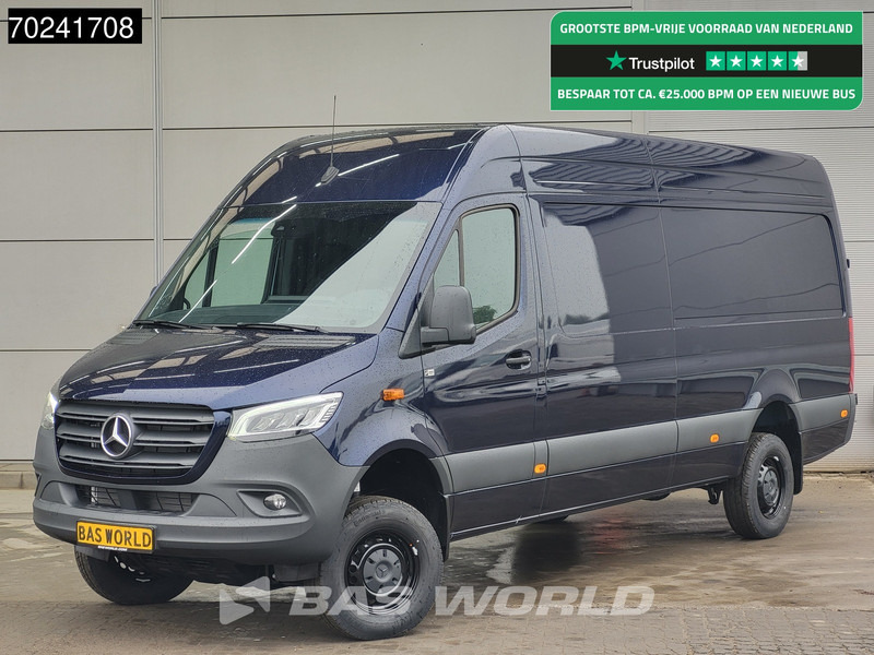 Mercedes-Benz Sprinter 319 CDI Automaat 4x4 L3H2 Blauw Metallic LED Navi Camera 4WD Allrad Airco Cruise L3 Maxi 14m3 Airco Cruise control - Furgon: obrázok 1 Mercedes-Benz Sprinter 319 CDI Automaat 4x4 L3H2 Blauw Metallic LED Navi Camera 4WD Allrad Airco Cruise L3 Maxi 14m3 Airco Cruise control - Furgon: obrázok 1