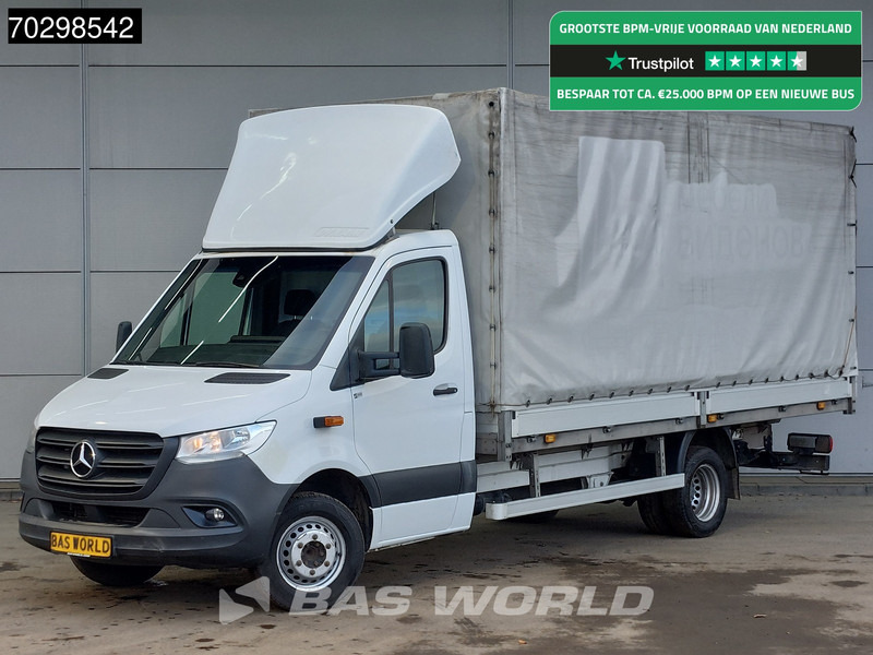 Mercedes-Benz Sprinter 519 CDI 3.0L V6 Automaat 484cm Dubbellucht Huif Bakwagen 190PK Airco Cruise Euro6 Meubelbak Koffer Airco - Plachtová dodávka: obrázok 1 Mercedes-Benz Sprinter 519 CDI 3.0L V6 Automaat 484cm Dubbellucht Huif Bakwagen 190PK Airco Cruise Euro6 Meubelbak Koffer Airco - Plachtová dodávka: obrázok 1
