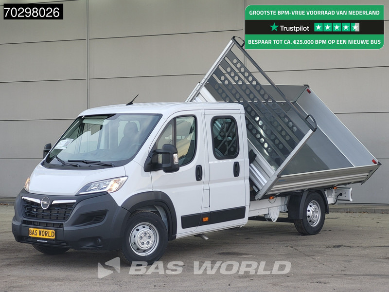 Opel Movano 140PK Driezijdige Kipper Dubbel Cabine Airco Cruise Euro6 Tipper Benne Kieper Dreiseitenkipper Airco Cruise control - Dodávka sklápač: obrázok 1 Opel Movano 140PK Driezijdige Kipper Dubbel Cabine Airco Cruise Euro6 Tipper Benne Kieper Dreiseitenkipper Airco Cruise control - Dodávka sklápač: obrázok 1