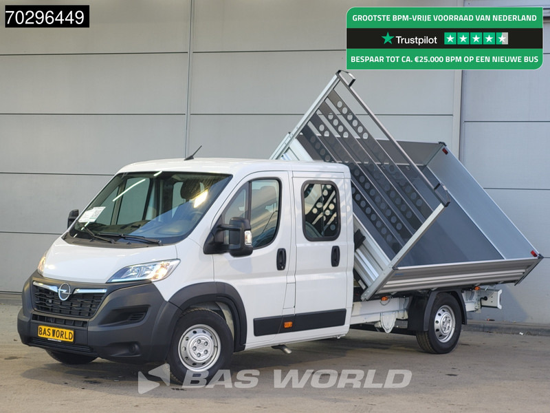Opel Movano 140PK Driezijdige Kipper Dubbel Cabine Airco Cruise Euro6 Tipper Benne Kieper Dreiseitenkipper Airco Cruise control - Dodávka sklápač: obrázok 1 Opel Movano 140PK Driezijdige Kipper Dubbel Cabine Airco Cruise Euro6 Tipper Benne Kieper Dreiseitenkipper Airco Cruise control - Dodávka sklápač: obrázok 1
