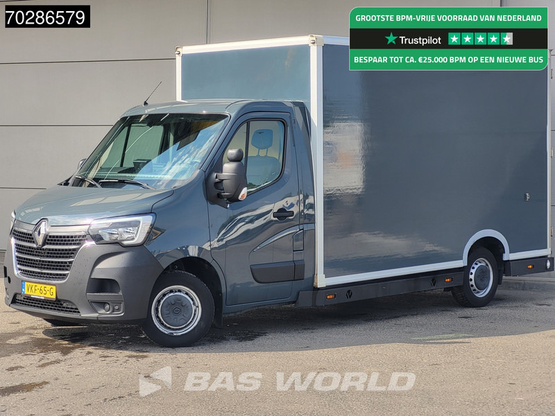 Renault Master 150PK Bakwagen Airco Cruise Luchtvering Meubelbak Plancher Verkoopwagen Foodtruck Paardenwagen 18m3 Airco Cruise control - Dodávka skriňová nadstavba: obrázok 1 Renault Master 150PK Bakwagen Airco Cruise Luchtvering Meubelbak Plancher Verkoopwagen Foodtruck Paardenwagen 18m3 Airco Cruise control - Dodávka skriňová nadstavba: obrázok 1