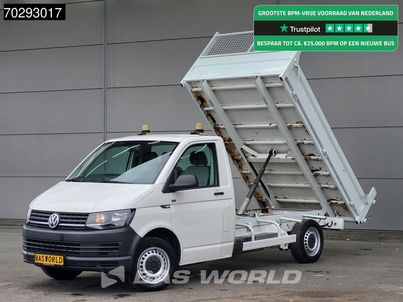 Volkswagen Transporter 150PK Kipper Trekhaak Euro6 Tipper Benne Kieper Trekhaak - Dodávka valník: obrázok 1 Volkswagen Transporter 150PK Kipper Trekhaak Euro6 Tipper Benne Kieper Trekhaak - Dodávka valník: obrázok 1